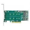 Delock PCI Express x8 Karte zu 2 x intern NVMe M.2 Key M - Bifurcation - Low Profile Formfaktor