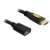 Delock HDMI prailgintojas su aukso spalvos jungtimis