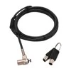 „Dicota“ apsauginio kabelio „T-Lock Ultra Slim V2“ užsegimas su raktu, 3x7 mm lizdu
