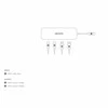 USB Adapteris - DICOTA D32061 4-in-1 10 Gbps Sidabrinis