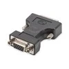 Assmann Electronic ASSMANN DVI-I į VGA adapteris juodas DVI-I 24+5 M VGA HD15 F lizdinė plokštelė