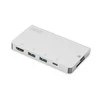 Assmann Electronic DIGITUS USB kelių prievadų kelioninis dokas 6 prievadas 4K HDMI 2x USB-C 2x USB3.0 MicroSD SD/MMC sidabrinis