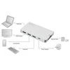 Assmann Electronic DIGITUS USB kelių prievadų kelioninis dokas 6 prievadas 4K HDMI 2x USB-C 2x USB3.0 MicroSD SD/MMC sidabrinis