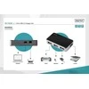 Assmann Electronic DIGITUS USB2.0 Hub 4 prievadų 4xUSB A /F USB B mini F įsk. maitinimo šaltinis ir USB kabelis A/B mini