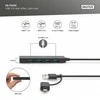 DIGITUS USB 3.0 šakotuvas, 4 prievadų, su USB-C adapteriu, DA-70235