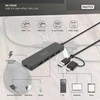 HUB USB Digitus Hub USB 3.0 / Hub DIGITUS 4 prievadų SlimLine USB A + USB-C adapteris 1,2 m 5 Gbps USB-C maitinimo jungtis