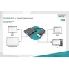 Assmann Electronic DIGITUS DisplayPort adapterio laidas DP - HD15 M/F 0.15m su blokavimu DP 1.1a suderinamas su CE bl