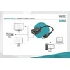 Assmann Electronic DIGITUS adapterio kabelio ekranasPortas VGA HD15 0,15m AWG28 2x ekranuotas