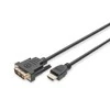 Assmann Electronic ASSMANN HDMI į DVI-D 18+1 laidas 3m juodas masinis