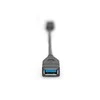 Assmann Electronic DIGITUS USB Type-C adapterio laidas OTG tipas C - A M/F 0 15m Super Speed bl