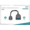 Assmann Electronic DIGITUS USB Type-C adapterio laidas OTG tipas C - A M/F 0 15m Super Speed bl