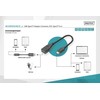 Assmann Electronic DIGITUS USB Type-C adapterio laidas OTG tipas C - A M/F 0 15m Super Speed bl