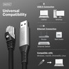 Digitus Kabelis adapter usb-a - rj45 kat. 6a s/ftp, 1 gbit/s, usb 3.2 gen1, lszh, 2m
