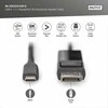 Assmann Electronic DIGITUS USB Type-C į DisplayPort dvikryptis maks. Rezoliucija 8K 30Hz ilgiai 2m Juodas