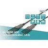 Digitus Hibridinis AOC HDMI 2.0 Premium didelės spartos Ethernet 4K60Hz UHD HDMI D/A HDMI D/A M/M kabelis, juodas, 15 m