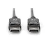 Assmann Electronic DIGITUS jungties kabelis DisplayPort M/M 10.0m su blokavimu Full HD 1080p