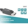 Assmann Electronic DIGITUS DisplayPort prijungimo kabelis DP M M 2,0 m su bloku Ultra HD 8K Vers. 1,3 1,4 mlrd