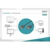 Assmann Electronic ASSMANN DVI prijungimo kabelis DVI(24+1) M/M 0.5m DVI-D Dual Link bl