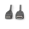 Assmann Electronic ASSMANN HDMI High Speed jungties kabelis tipas C - tipo AM/M 3.0m Ultra HD 24p auksinis bl