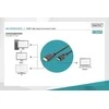 Assmann Electronic ASSMANN HDMI High Speed jungties kabelis tipas C - tipo AM/M 3.0m Ultra HD 24p auksinis bl