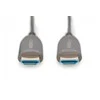 Assmann Electronic ASSMANN HDMI AOC Hibridinio pluošto prijungimo kabelis Tipas A M/M 30m UHD 8K60Hz CE auksinis bl