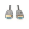 Assmann Electronic ASSMANN HDMI AOC Hibridinio pluošto prijungimo kabelis Tipas AM/M 20m UHD 8K60Hz CE auksinis bl