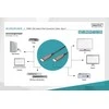 Assmann Electronic ASSMANN HDMI AOC Hibridinio pluošto prijungimo kabelis Tipas A M/M 30m UHD 8K60Hz CE auksinis bl
