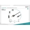 Digitus Assmann Electronic ASSMANN USB 2.0 jungties kabelis tipas A - micro B M/M 3.0m USB 2.0 conform bl