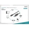 Assmann Electronic ASSMANN USB Type-C jungties kabelis tipas C iki B M/M 1.8m 3A 5GB 3.0 Versija CE bl