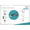 Assmann Electronic ASSMANN USB Type-C jungties kabelis, tipas C iki A M/M 1,0 m Super Speed bl