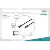 Digitus Skaitmenas | USB tipo C jungties laidas | AK-300139-010-S | USB-C į USB-C USB Male 3.1 Gen 2 (C tipas) | USB Male 3.1 Gen 2 (C tipas)