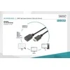 Assmann Electronic ASSMANN HDMI High Speed ilgintuvas A tipas M F 2.0m w Ethernet Ultra HD 24p auksinis bl