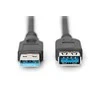 Assmann Electronic ASSMANN USB3.0 ilgintuvas 3m USB A / M į A / F masinis juodas