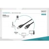 Assmann Electronic ASSMANN USB3.0 ilgintuvas 3m USB A / M į A / F masinis juodas