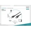 Assmann Electronic ASSMANN USB3.0 ilgintuvas 3m USB A / M į A / F masinis juodas
