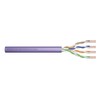 Assmann Electronic DIGITUS CAT 6 U-UTP instaliacinis kabelis žaliavinis ilgis 100 m popierinė dėžutė LSOH AWG23 Simplex,
