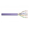 Assmann Electronic DIGITUS Montavimo kabelis cat.6 U/UTP B2ca vientisas laidas AWG 23/1 LSOH 500m violetinė ritė