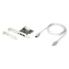 Assmann Electronic DIGITUS IEEE 1394a sąsajos kortelė PCIexpress 3 prievadas 1x int. 2x išorinis Uostai