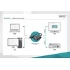 Assmann Electronic DIGITUS keitiklis HDMI į VGA HDMI A kištukas prie VGA jungties 3,5 mm garso lizdas juodas