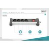 Assmann Electronic DIGITUS 4 krypčių biuro lizdų juostelė su 2x USB jungtys