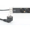 Assmann Electronic DIGITUS 19inch Outlet stripe aliuminio 8x Schuko juodas 16A 4000W In 1x Schuko incl.metal mount kit