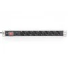 Assmann Electronic DIGITUS 19inch Outlet stripe 7x su ir apsauga nuo perkrovos juodas