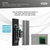 Digitus USB M.2 kietojo disko korpusas, SSD, išorinis, SATA, 6Gbps, USB 3.1 Gen2 | DA-71154