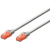 Assmann Electronic DIGITUS CAT 6 U-UTP patch kabelis Cu LSZH AWG 26/7 ilgio 1 m spalvotas pilkas