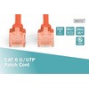 DIGITUS UTP LAN kabelis, patch 6 cat, 0.5m, raudonas, 2xRJ45, DK-1617-005/R