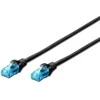 Assmann Electronic DIGITUS CAT 5e U-UTP patch kabelis PVC AWG 26/7 ilgis 2m spalva juodas