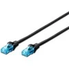 Assmann Electronic DIGITUS CAT 5e U-UTP patch kabelis PVC AWG 26/7 ilgis 3 m spalva juodas