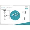 Assmann Electronic DIGITUS CAT 5e U-UTP patch kabelis PVC AWG 26/7 ilgio 0,25m spalvotas pilkas