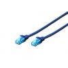 Assmann Electronic DIGITUS CAT 5e U-UTP patch kabelis PVC AWG 26/7 ilgis 2 m spalva mėlynas