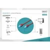 Assmann Electronic DIGITUS CAT 5e U-UTP patch kabelis PVC AWG 26/7 ilgis 5 m spalva raudona